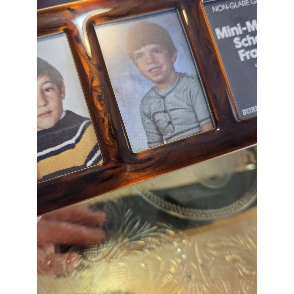 Vintage faux tortoiseshell finish Photo Frame